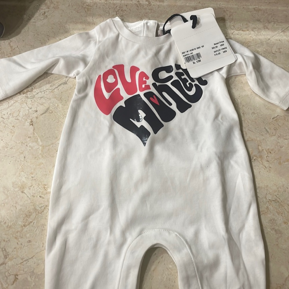 Moncler baby onesie